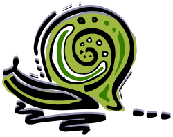Smiling Green Snail Clipart: Charming and Playful Illustrations