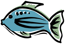 Cheerful Fish Clipart: Smiling Marine Life for Fun Projects