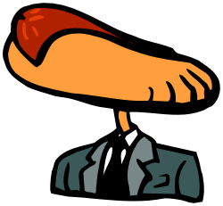 Man in Suit and Tie Pointing - Engaging Clipart for Your Projects