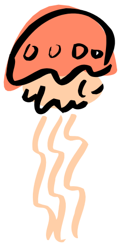Jellyfish in the Ocean - Stunning Clipart for Your Projects