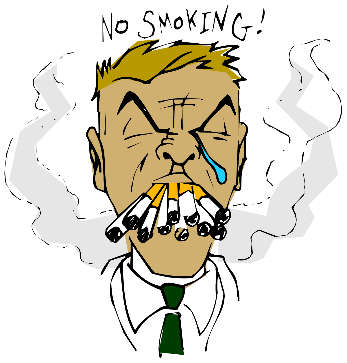 a man with a cigarette in his mouth clip art png transparent Cigarette Clipart: Stylish Man with Cigarette
