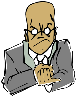 Professional Man in Suit and Tie: Elegant Clipart for Business Use