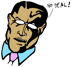 Man with Glasses and Tie Looking at Camera - Professional Clipart
