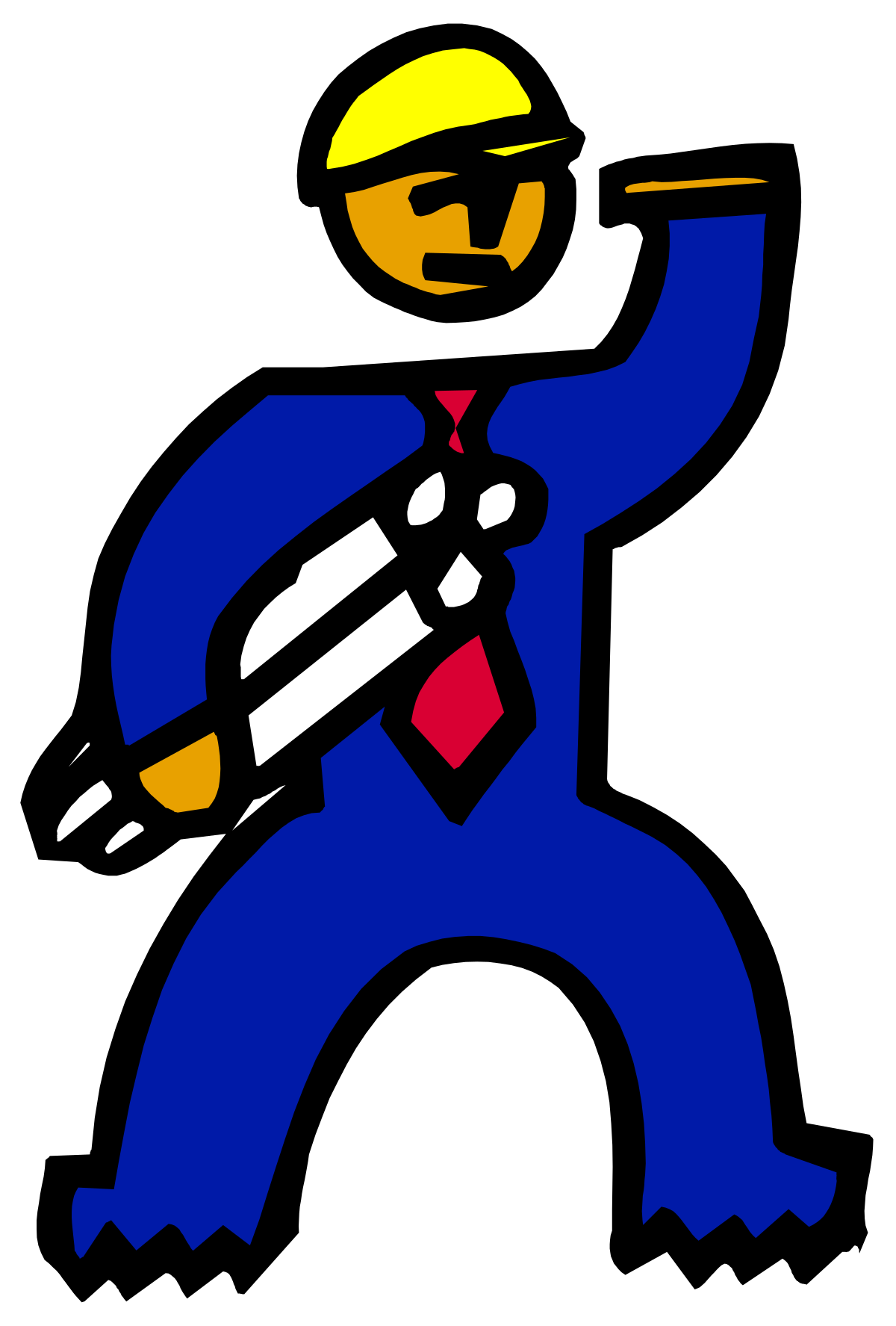 Man in Suit with Gun Clipart: Professional & Bold Imagery