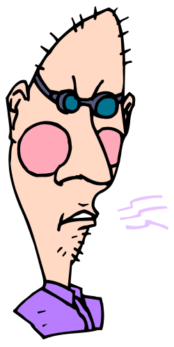 Man with Glasses and Tie Clipart - Professional and Stylish Graphics