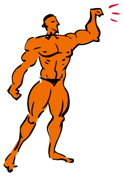 Man with a Frck Throwing Frck - Dynamic Clipart for Your Projects
