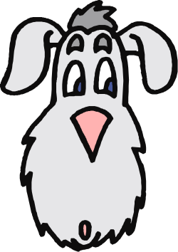 Cartoon Sheep with Big Nose - Adorable Clipart for Fun Projects