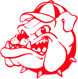 Bulldog Head with Baseball Cap - Vivid Clipart Design