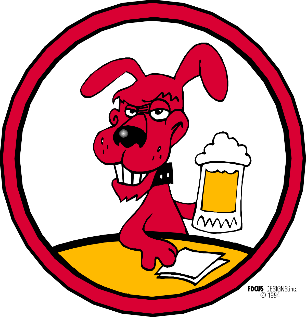 a cartoon dog with a beer and a book clip art png transparent Cartoon Dog with Beer and Book Clipart: Fun Character Design
