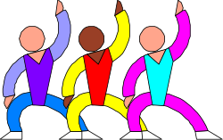 Colorful Clothes Group of People Clipart for Vibrant Designs
