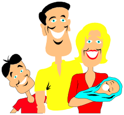 Family with Baby Clipart: Joyful Moments Captured