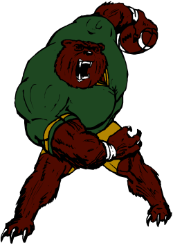 Cartoon Bear in Green Shirt - Fun Clipart for Creative Projects