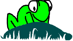 Green Mountain Clipart on Black Background - Stunning Nature Graphics