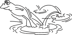 White Cat Sitting on Black and White Cat - Cute Clipart