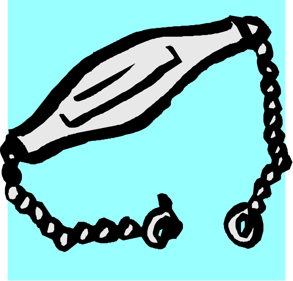 Chain Link Clipart - High-Quality SVG Graphics for Industrial Themes