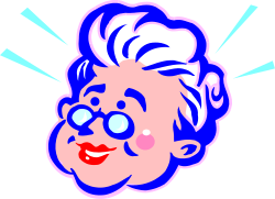 Cartoon Character with Blue Hair and Smile: Fun Clipart for Every Project