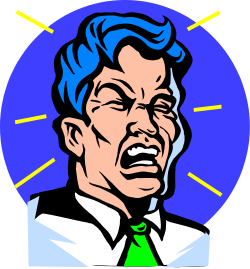 Man in a Suit with a Green Tie Clipart - Stylish Business Illustration