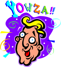 Purple Wig Cartoon Character Clipart for Fun Designs