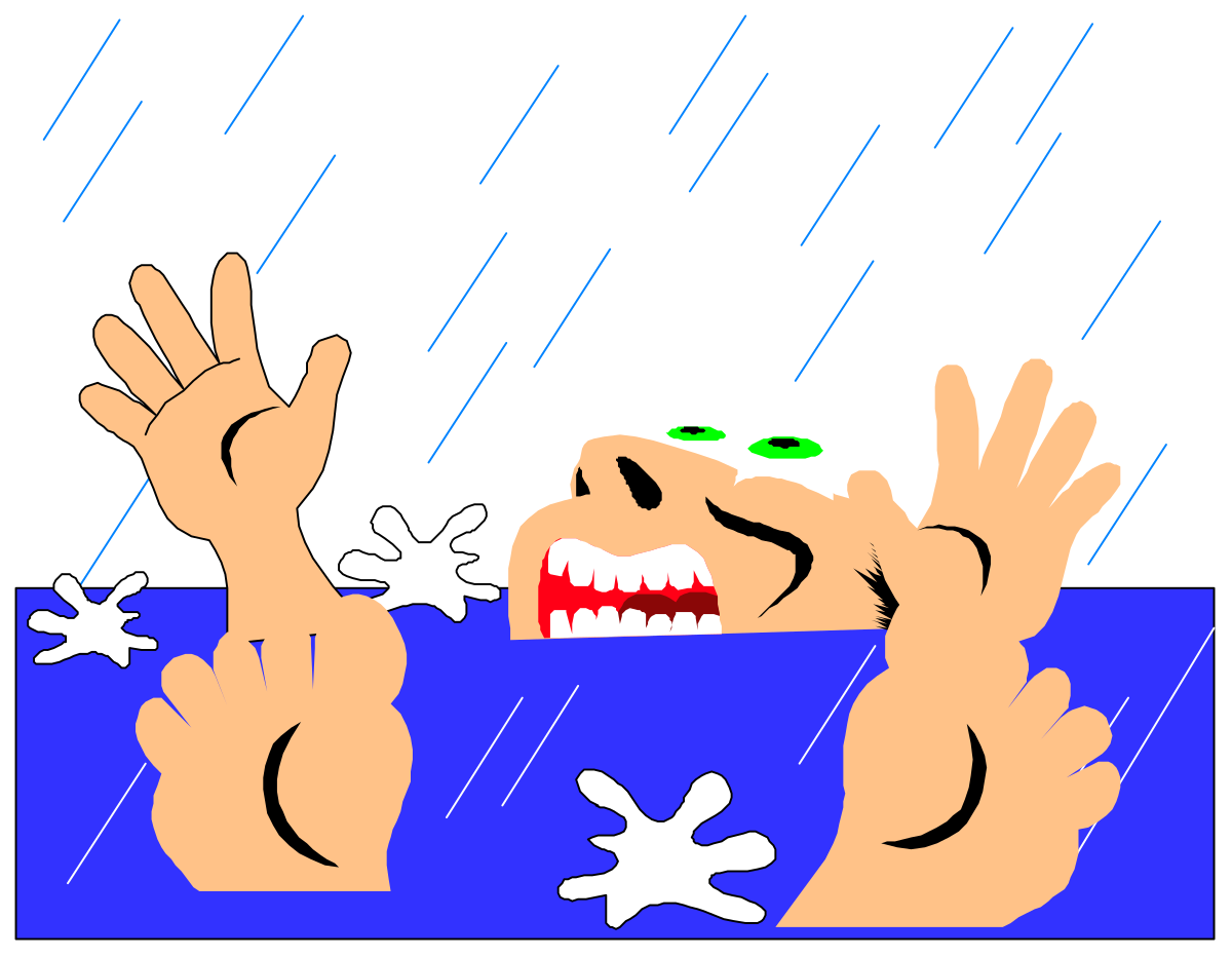 Cartoon Character with Hands Up - Fun Clipart for Creative Projects