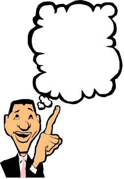 Speech Bubble Clipart: Engaging Man Illustration for Communication
