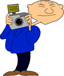 Camera Man Taking Pictures - High-Quality Clipart Collection