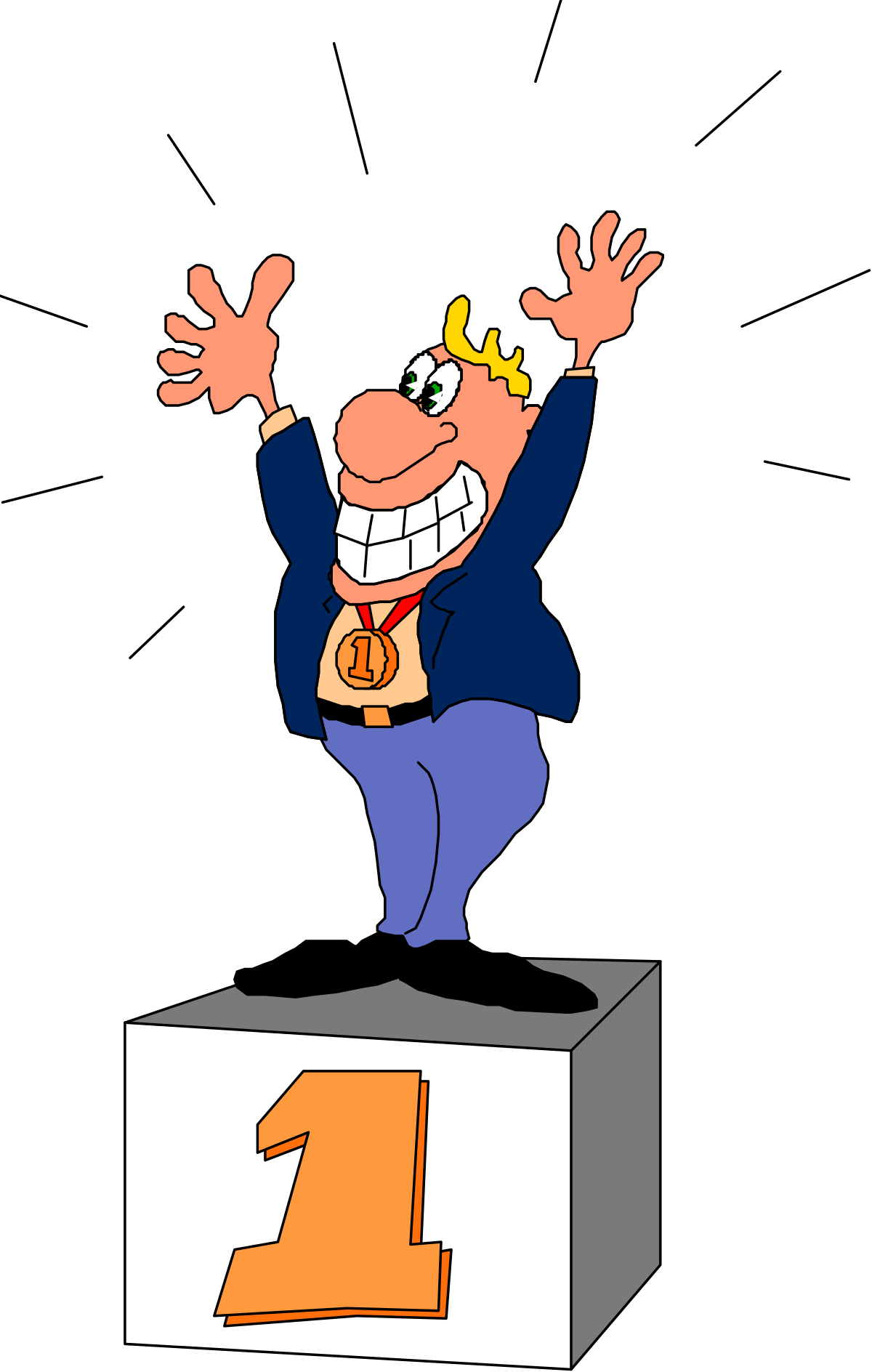 a cartoon character is standing on a podium clip art png transparent Cartoon Character Standing on Podium Clipart for Engaging Designs