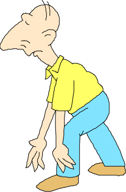 Kneeling Man with Hands on Knees Clipart for Dynamic Illustrations