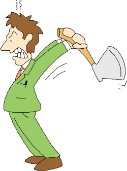 Businessman in Suit Throwing Paper: Dynamic Clipart Illustrations