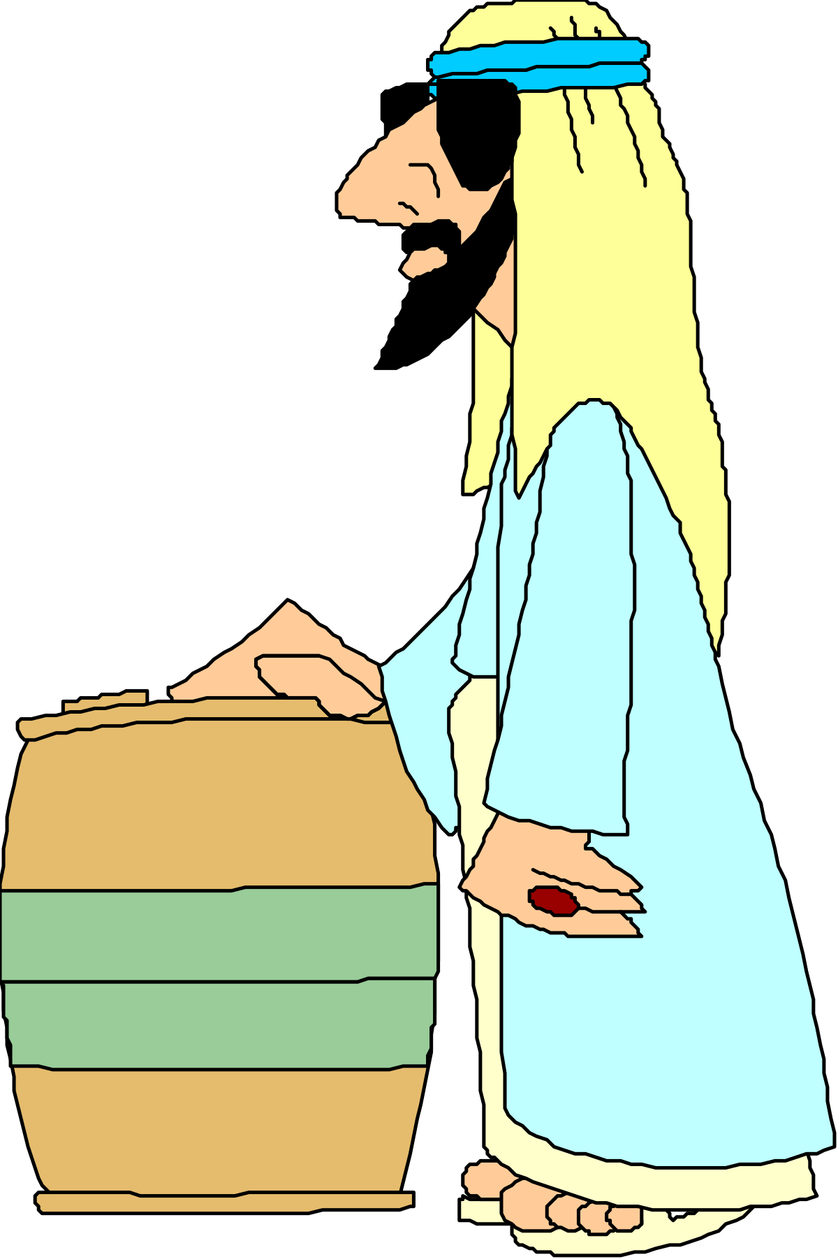 Man with Hat and Suitcase Clipart - Travel Adventure Graphics
