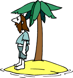 Palm Tree Clipart: Person Standing Beneath Tropical Canopy