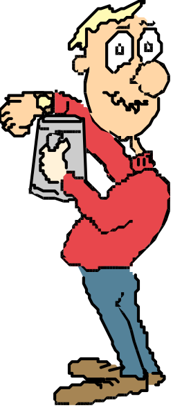 Cartoon Character with Camera Clipart for Fun Designs