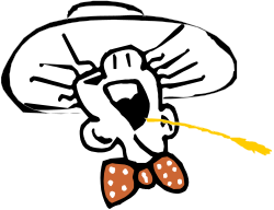 Cartoon Character with Hat and Broom - Fun Clipart Collection
