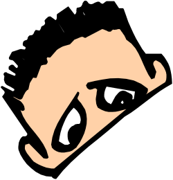 Black and White Man's Face Clipart - Diverse Expressions and Styles