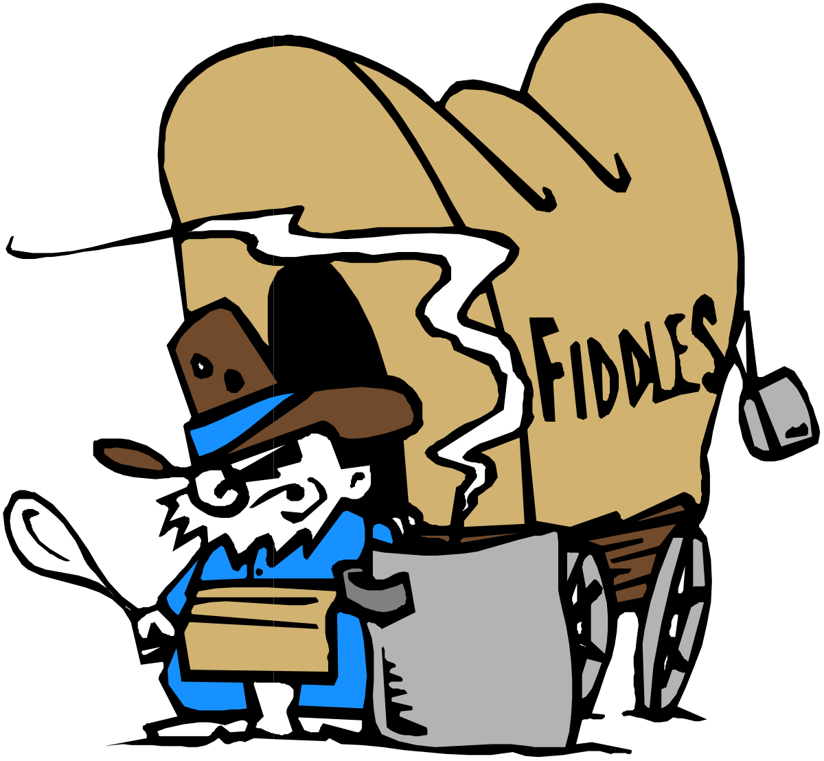 Cartoon Character Holding a Box - Fun and Engaging Clipart