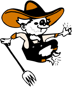 Cartoon Cow with Hat and Gun Clipart - Fun and Playful Designs