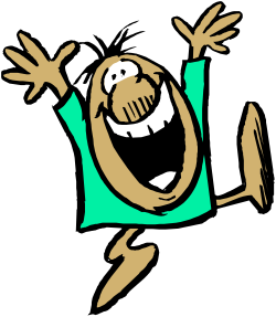 Jumping Cartoon Character Clipart - Fun and Playful Designs