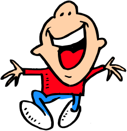 Cartoon Character in Red Shirt and Blue Pants - Vibrant Clipart Images