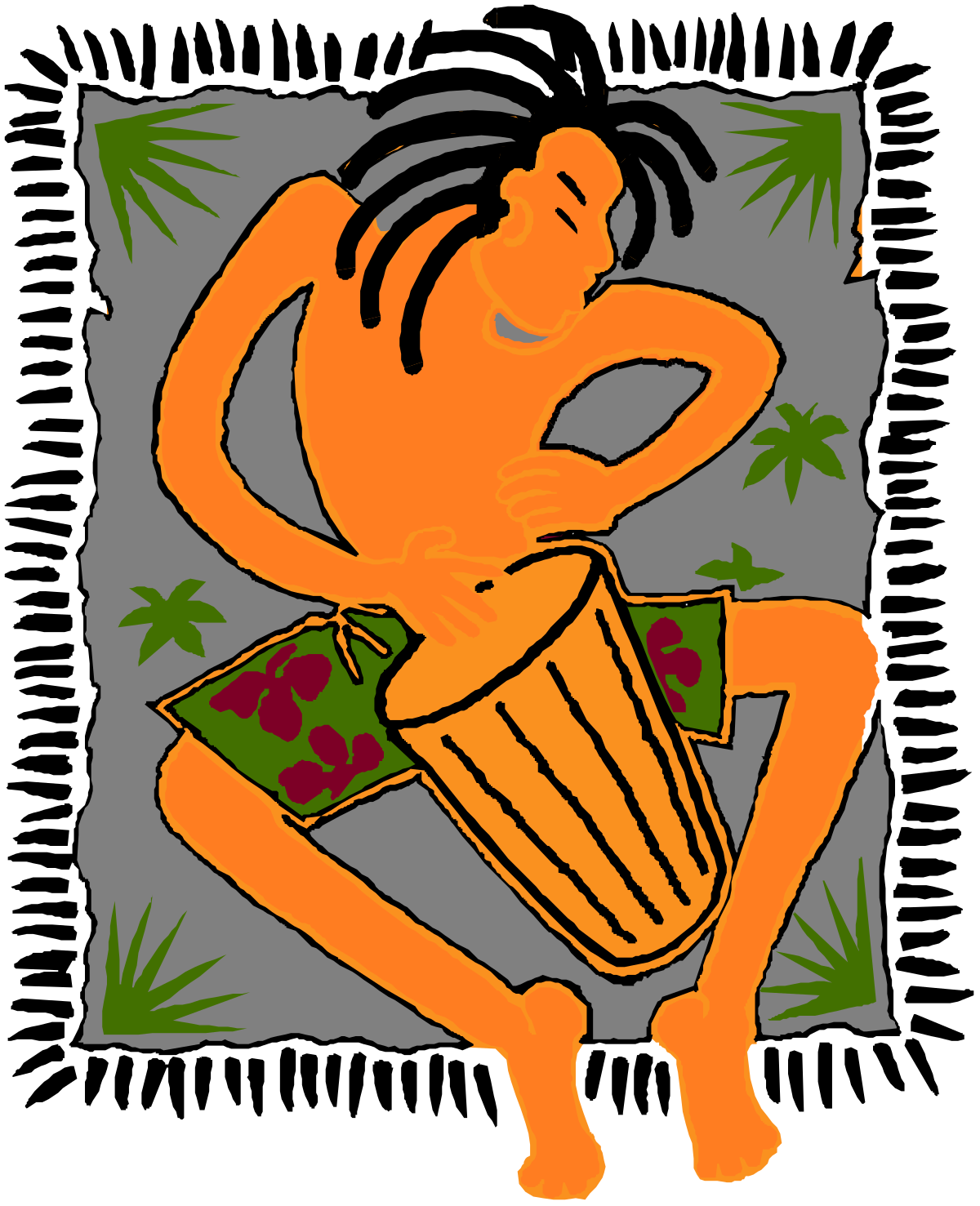 Man in Hat and Shirt Clipart - Stylish Vector Illustration