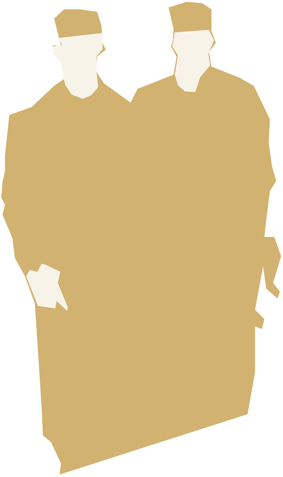 Brown Paper Cut Out Map Clipart for Unique Projects
