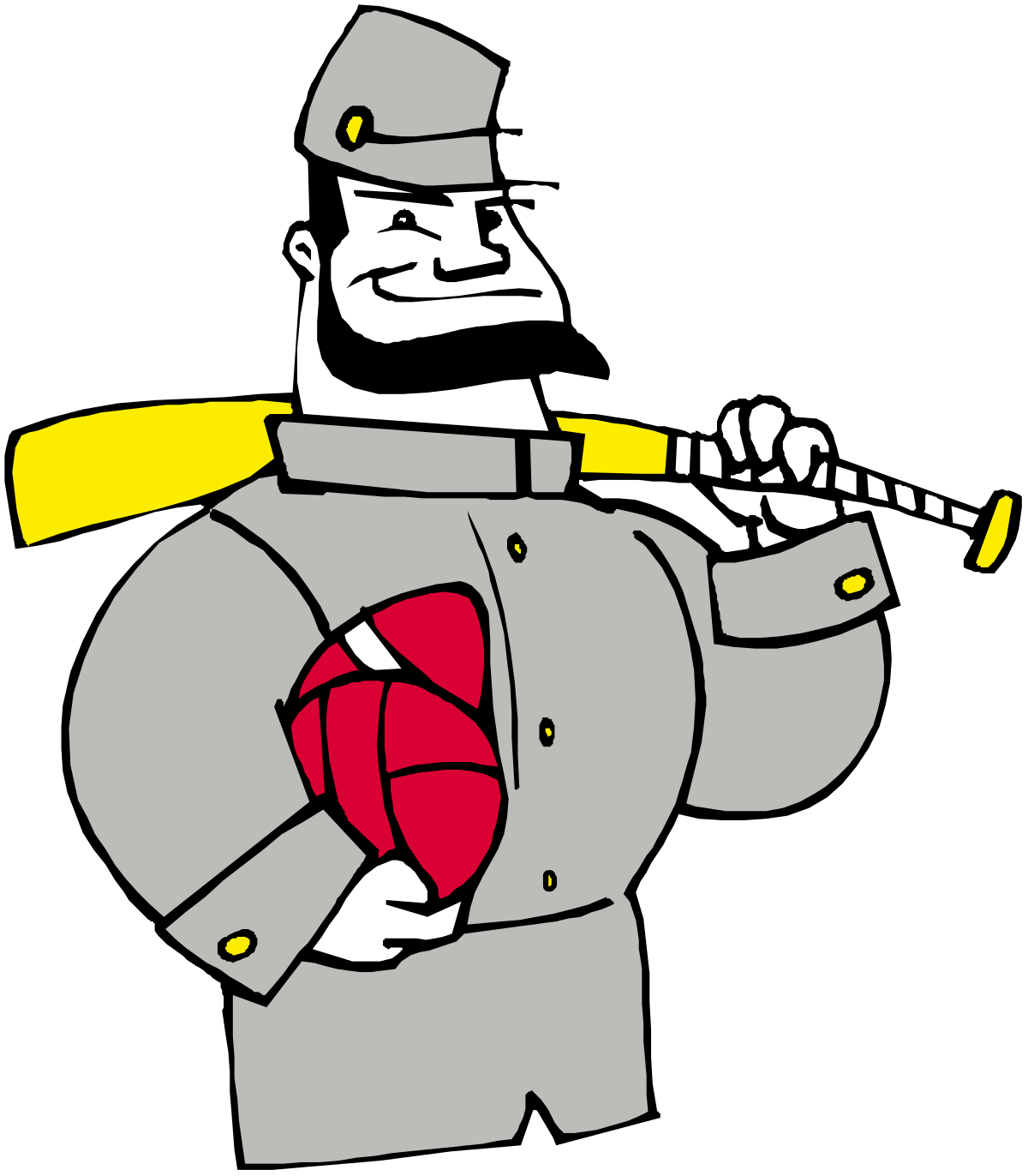 a cartoon character holding a baseball bat clip art png transparent Cartoon Character Holding Baseball Bat - Fun and Vibrant Clipart