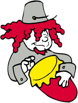 Cartoon Character Holding Yellow Object - Fun Clipart for Every Project