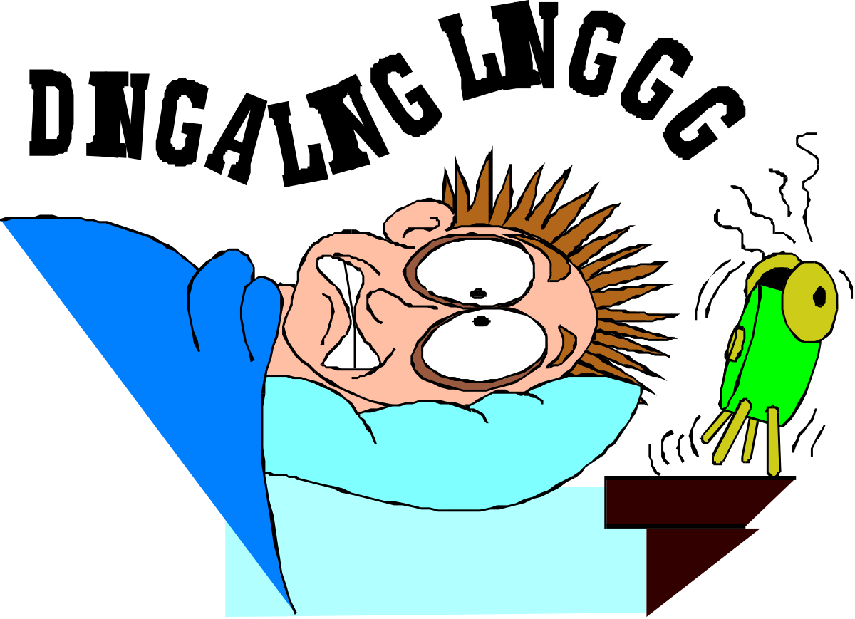 a cartoon character sleeping on a bed with a green toy clip art png transparent Cartoon Character Sleeping on Bed with Green Toy Clipart