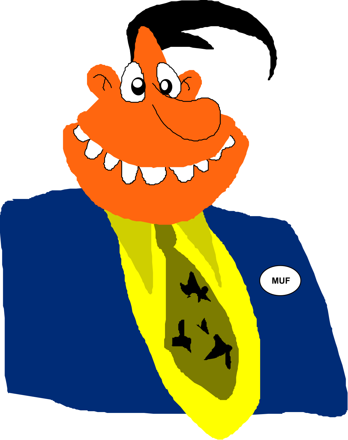 a cartoon banana with a smile on it clip art png transparent Smiling Cartoon Banana Clipart - Fun and Playful Design