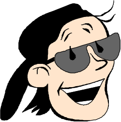 Stylish Man with Sunglasses Clipart for Creative Projects