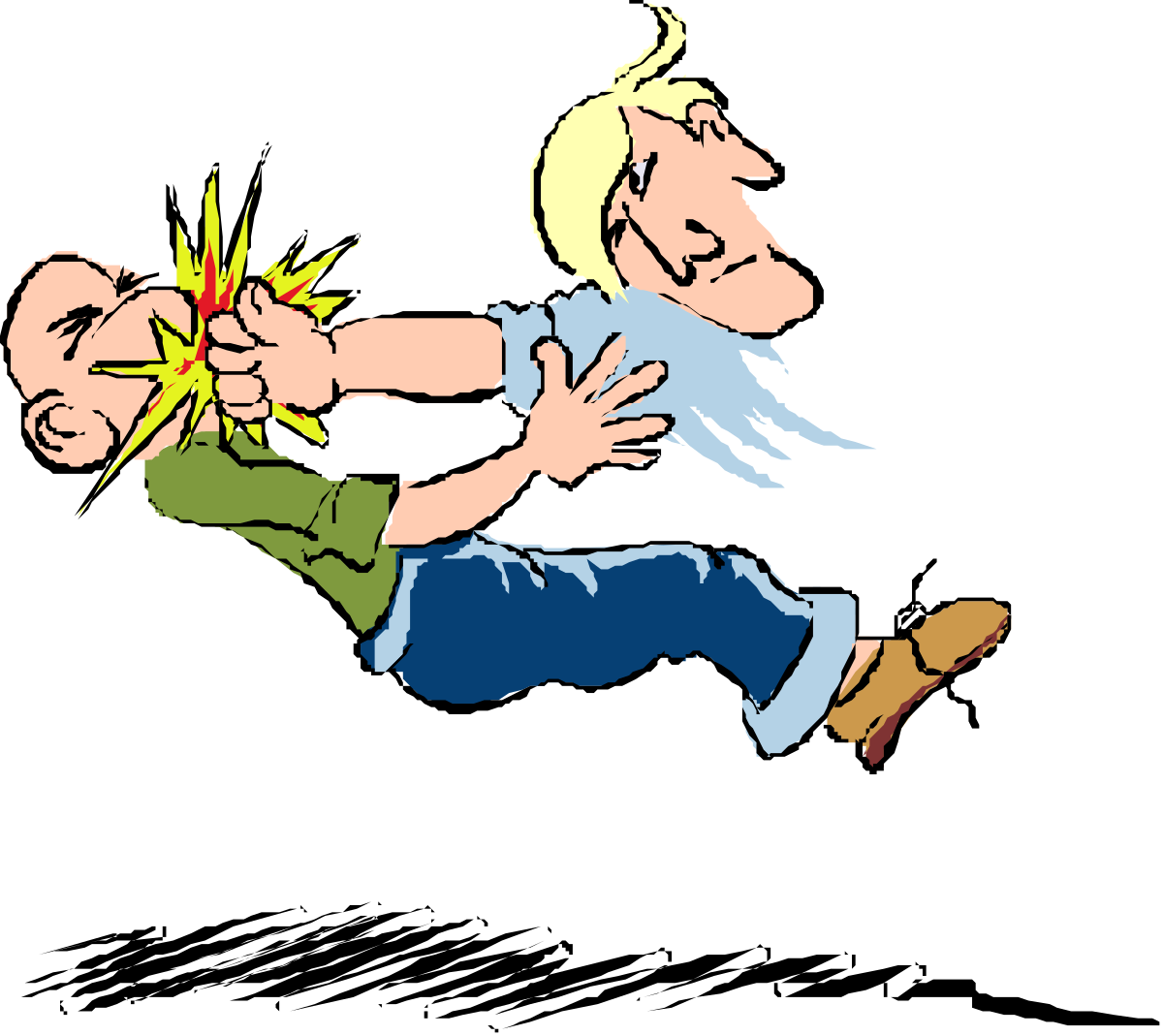 a cartoon character with a yellow hair and a green shirt clip art png transparent Cartoon Character with Yellow Hair and Green Shirt Clipart
