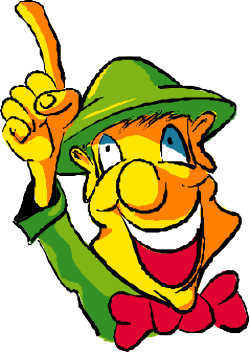 Cartoon Character with Hat and Bow Tie - Playful Clipart for Fun Designs