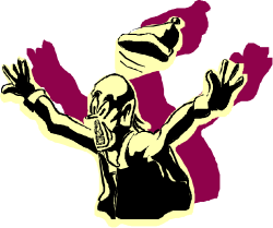 Person with Hands Up Clipart - Celebrate Joy and Freedom