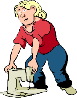 Man Kneeling with Paper Clipart - Ideal for Creative Projects