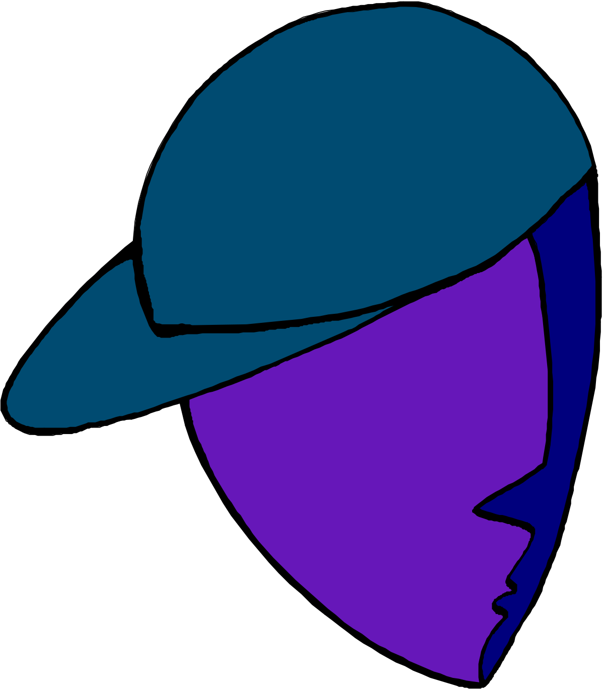 a purple and blue hat clip art png transparent Purple and Blue Hat Clipart for Stylish Designs