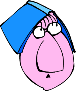 Cartoon Pig with Graduation Cap - Fun Education Clipart